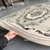 Ковер Лайт Карпет New 4 Дизайн 01 Бежевый Овал